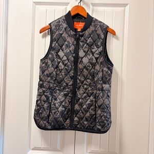 Joe Fresh Quilted Camouflage Vest Grey